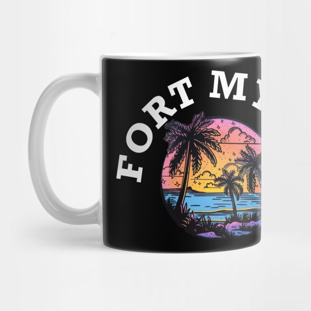 Fort Myers Florida (with White Lettering) by VelvetRoom